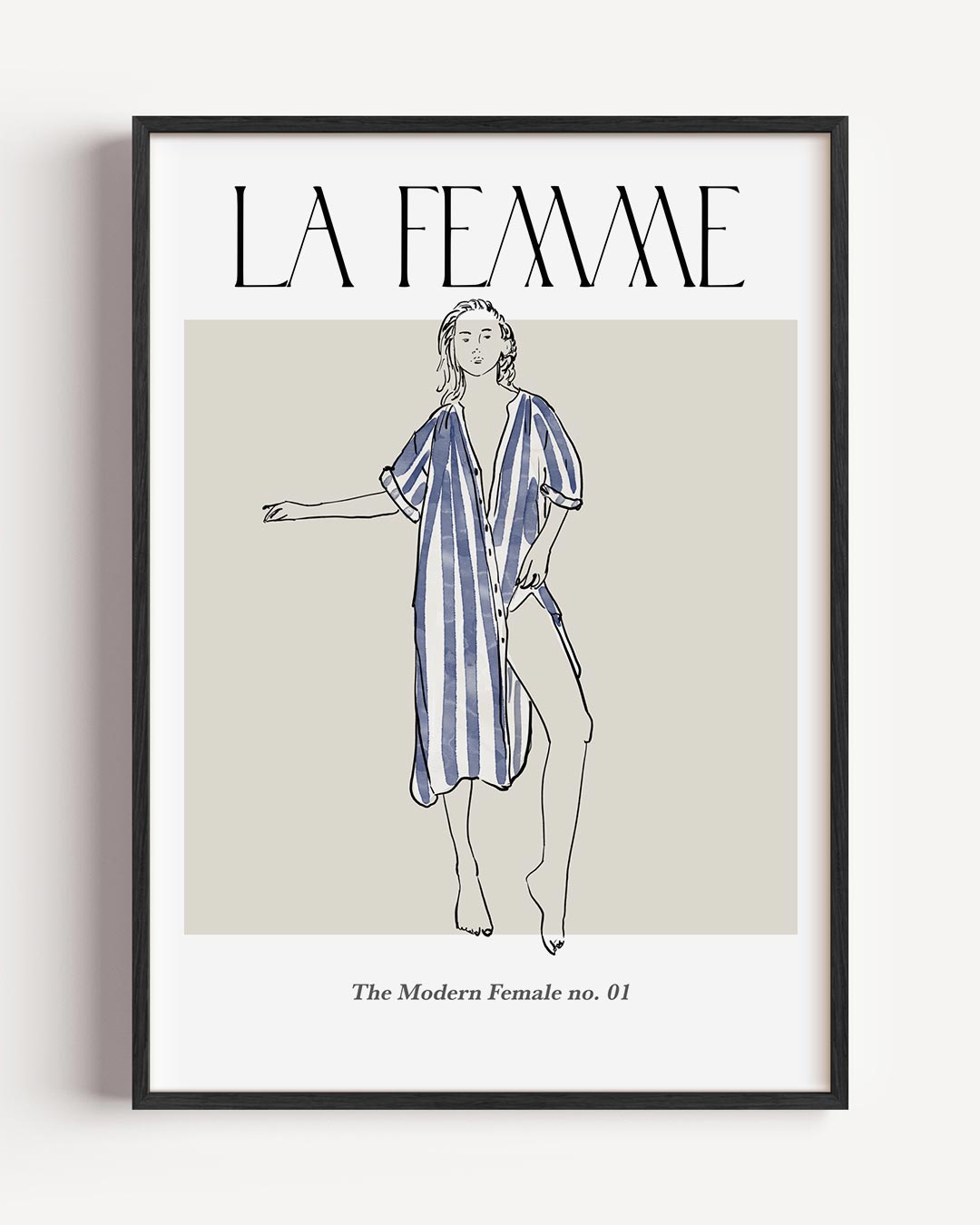 La Femme Moderne Poster-WallArtistic
