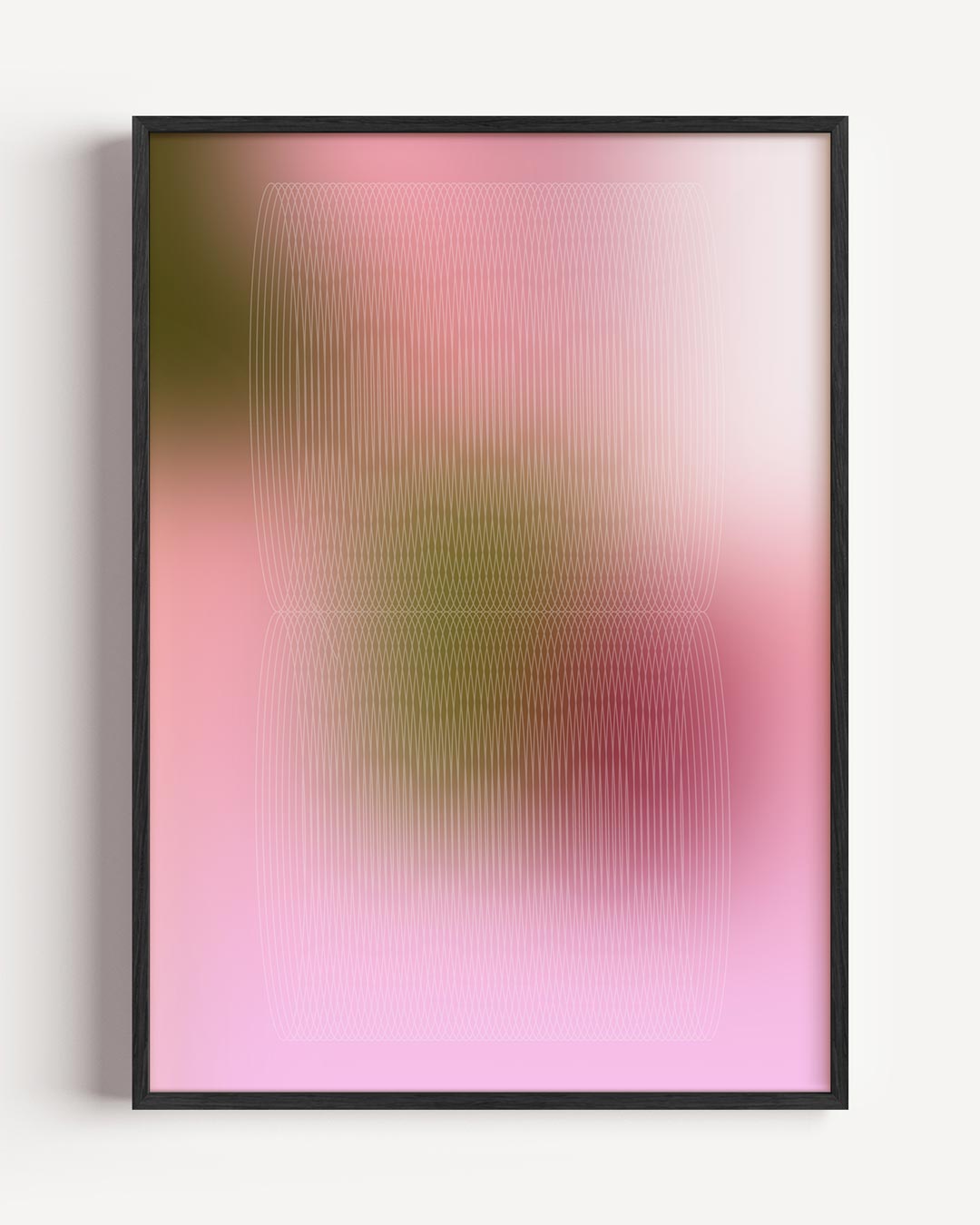 Dromerige Golven Abstracte Kunstposter-WallArtistic