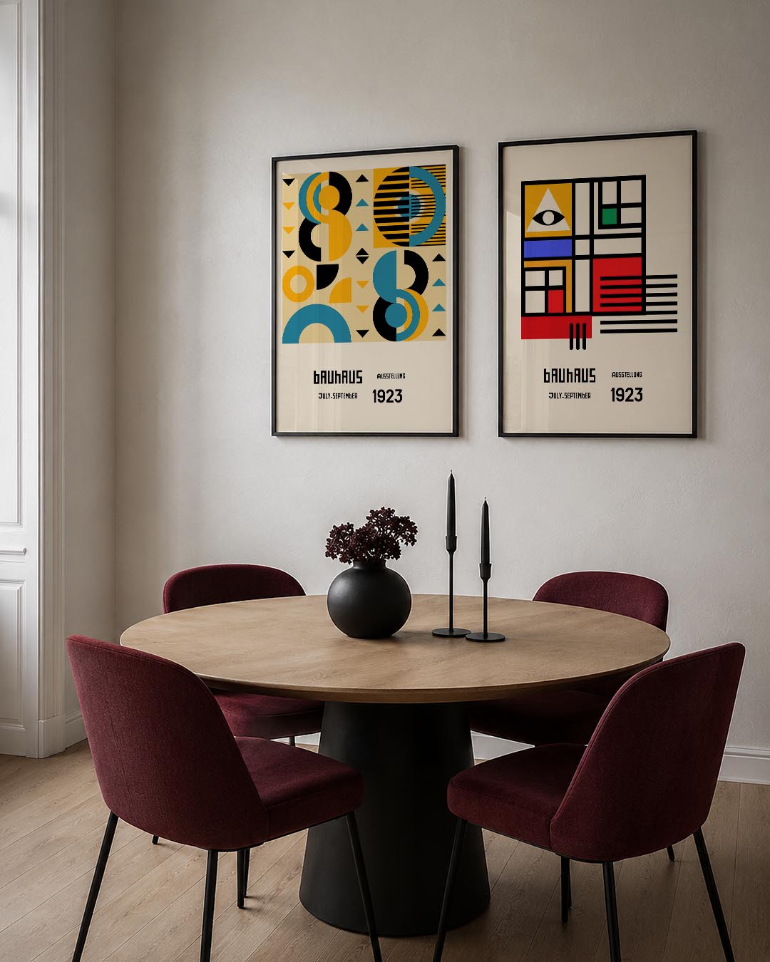 Vormen en vlakkenspel Posterset
