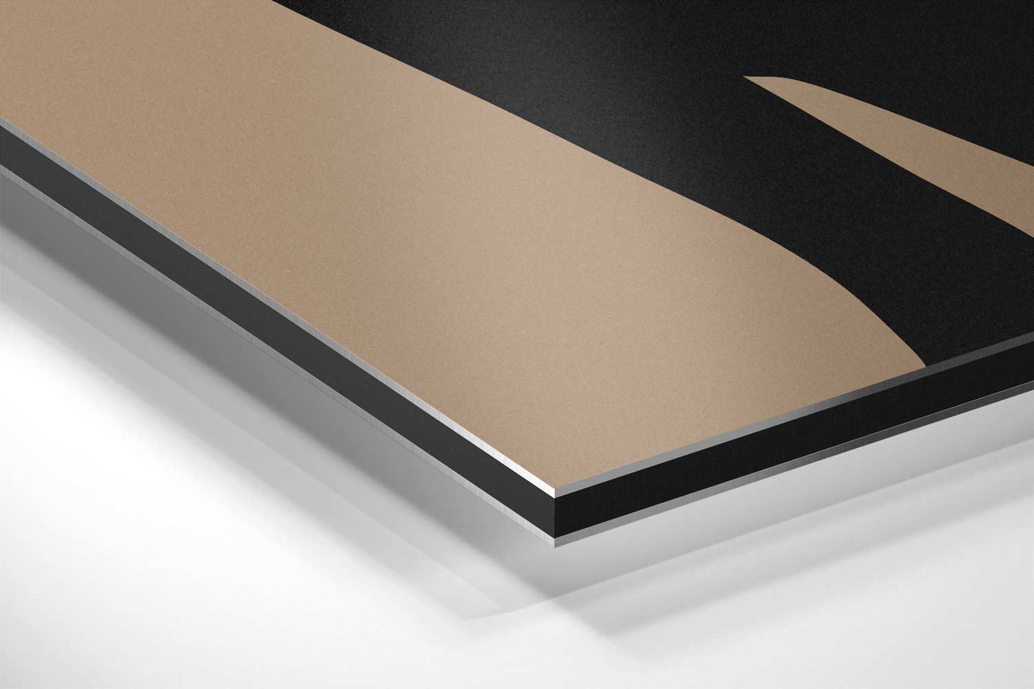Elegante Schaduw Silhouet Kunstwerk-canvas-dibond-plexiglas-wanddecoratie-WallArtistic