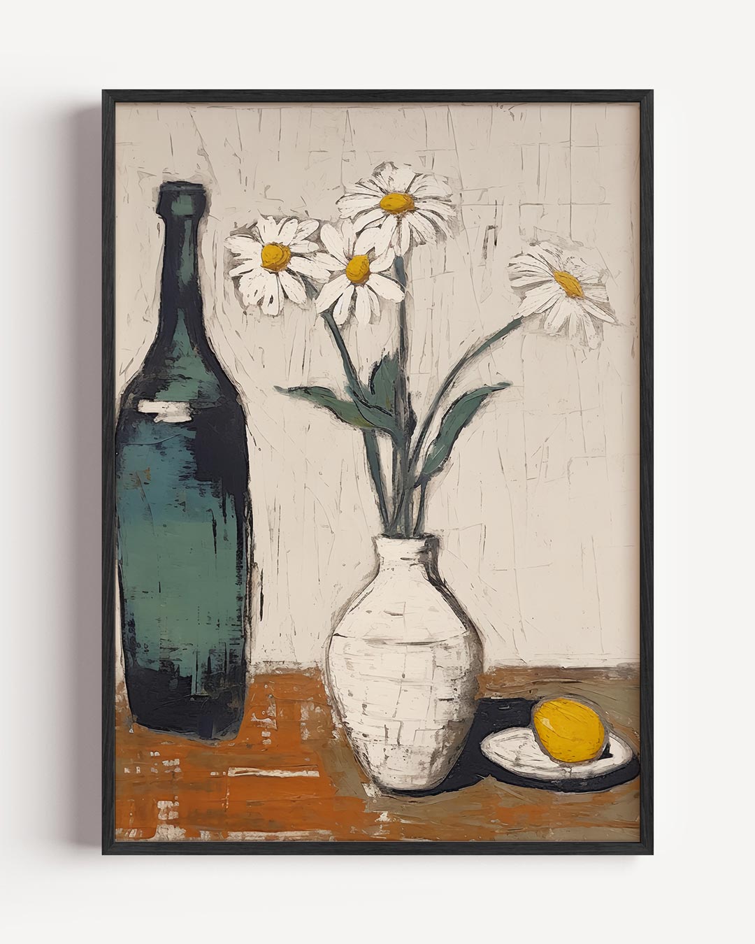 Rustieke Elegantie Bloemenposter-WallArtistic