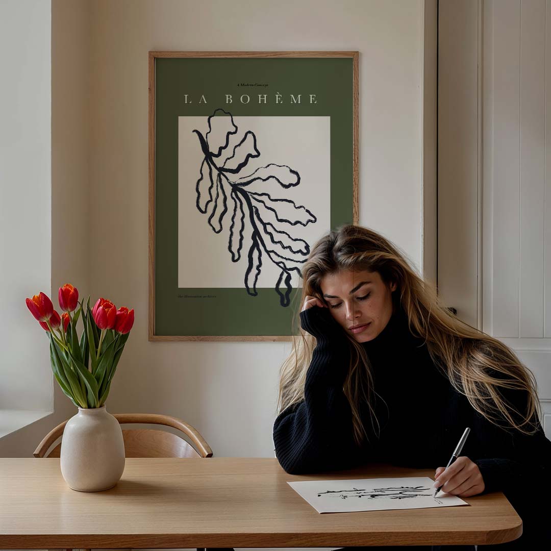 La Bohème Botanische Poster-WallArtistic