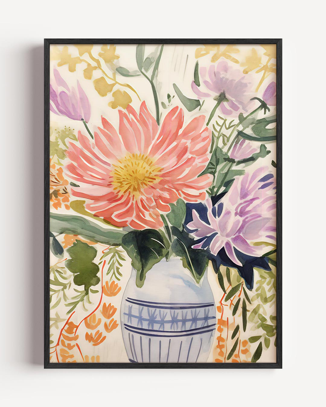 Bloemenpracht in Vaas Poster-WallArtistic