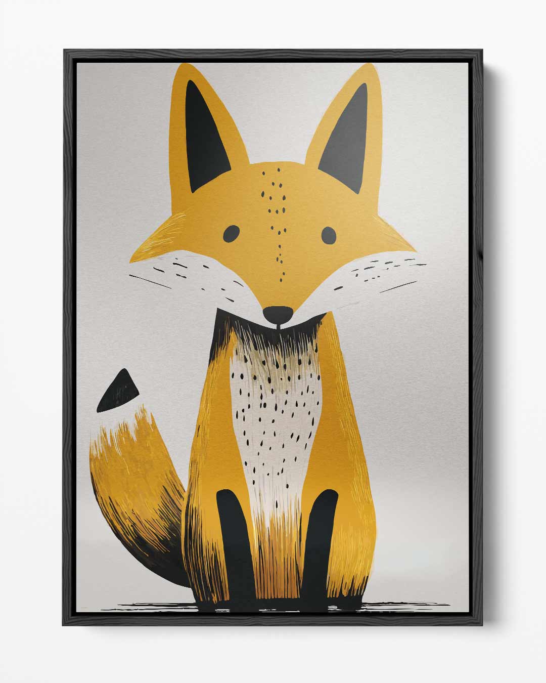 Vrolijke Vos Wanddecoratie Kunstwerk-canvas-dibond-plexiglas-wanddecoratie-WallArtistic