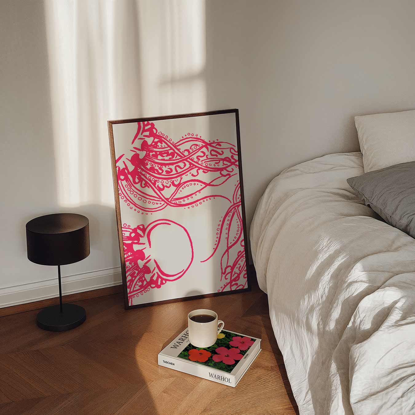 Vrolijke Octopus Kunstposter