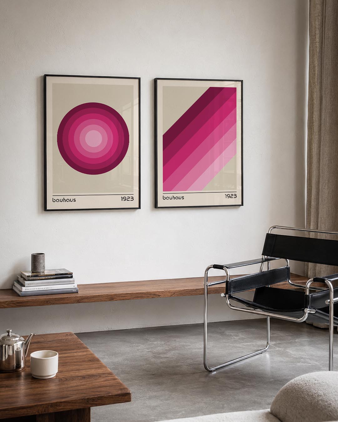 Cirkelvormige kleurvlakken Posterset