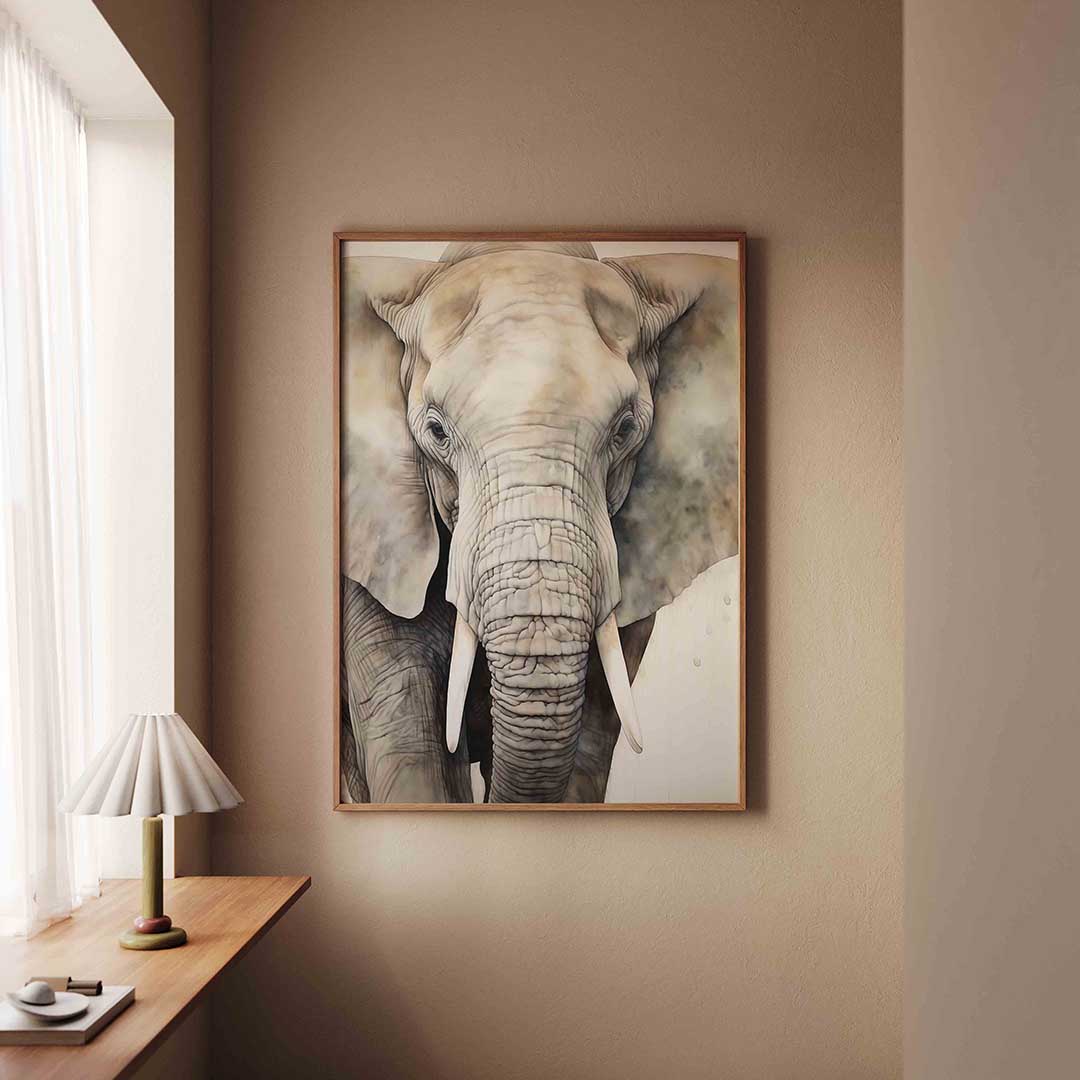 Olifant close up Poster