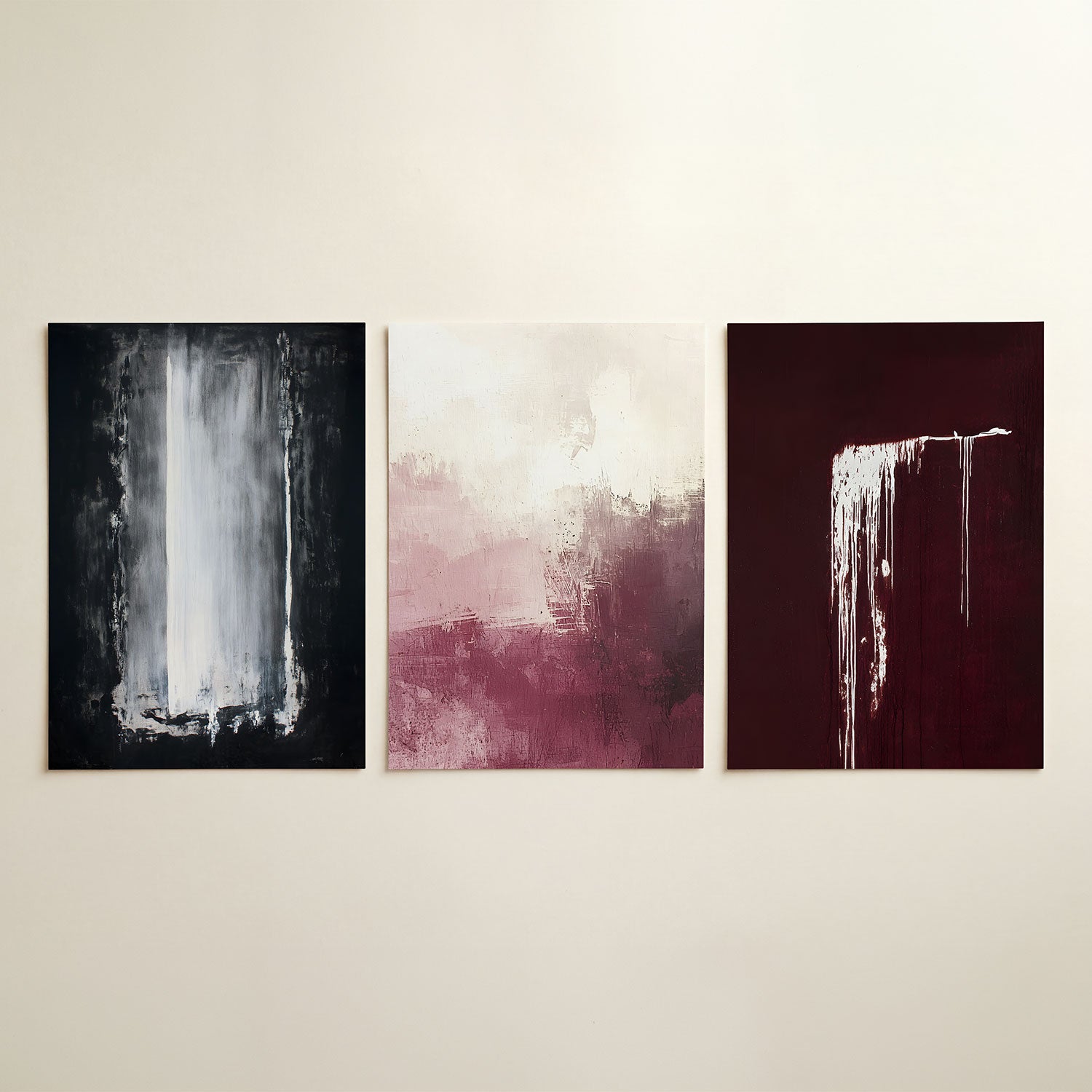 Donkere vlakken Posterset
