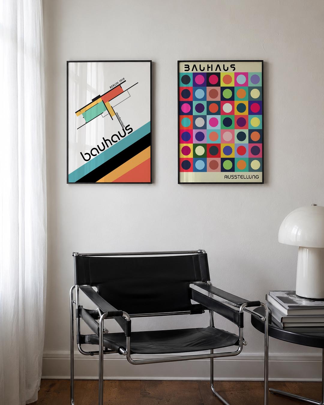Kleurvlakken en lijnen Posterset