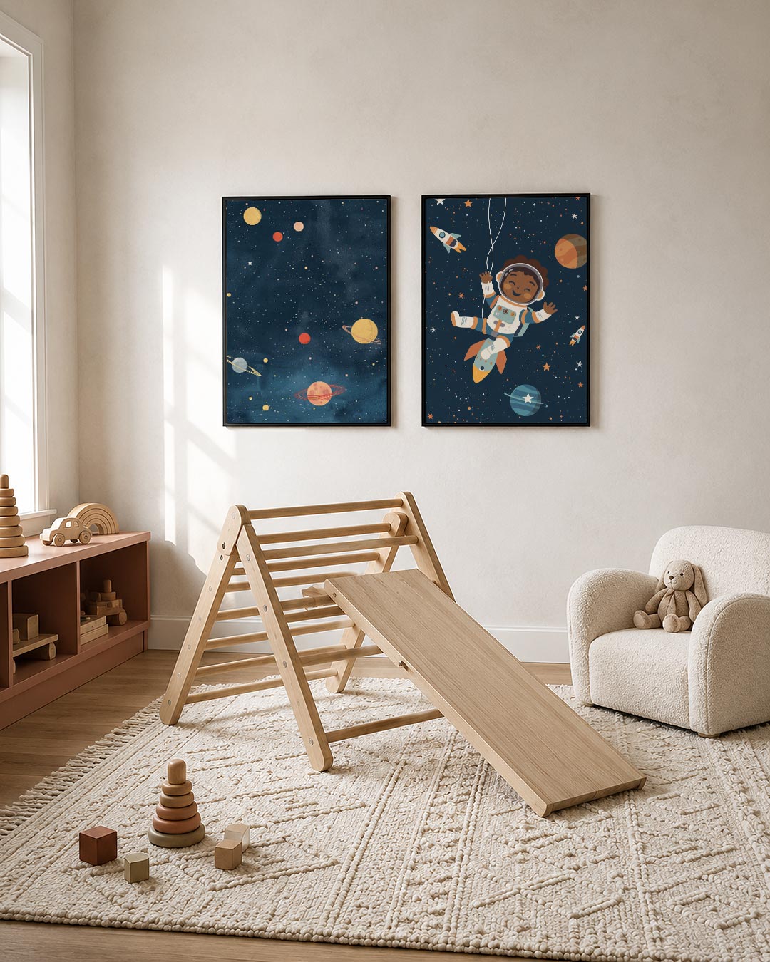 Kosmische kleurvlakken Posterset