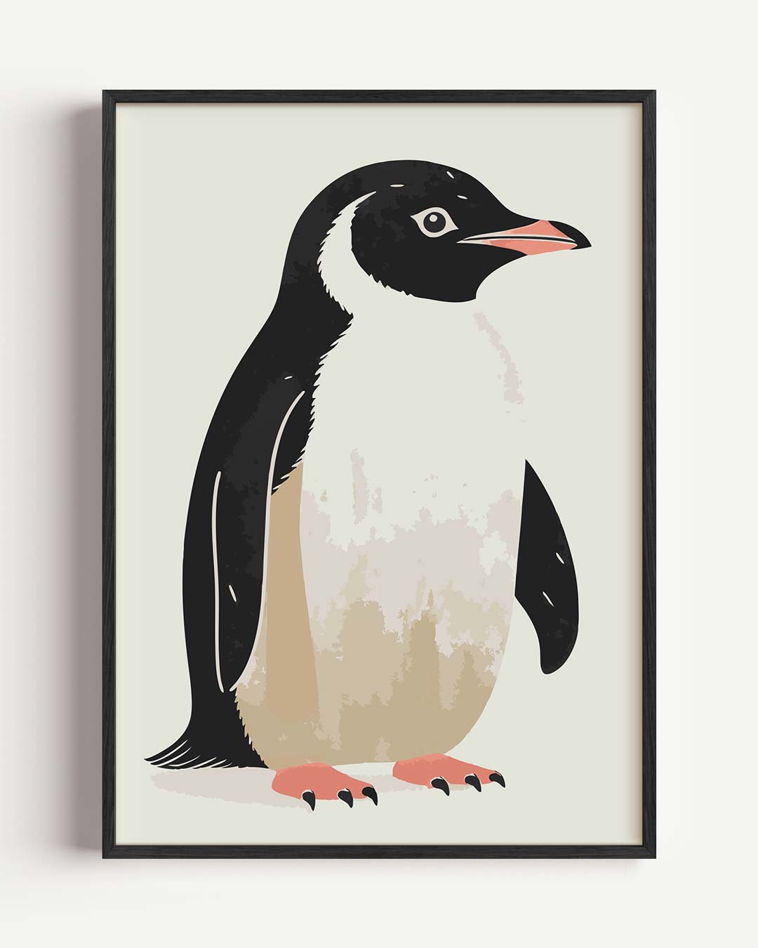 Schattige Pinguïn Illustratie Poster