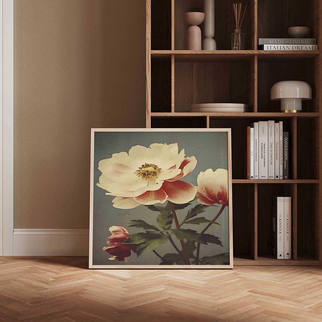 Bloemen in zachte tinten Poster