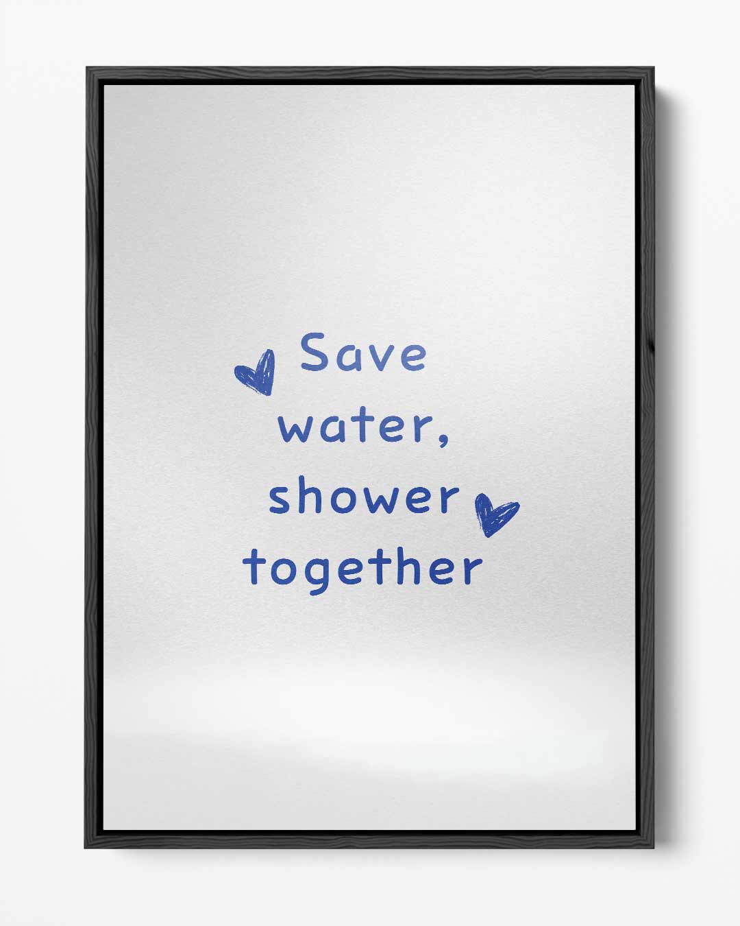 Save Water Poster Kunstwerk-canvas-dibond-plexiglas-wanddecoratie-WallArtistic