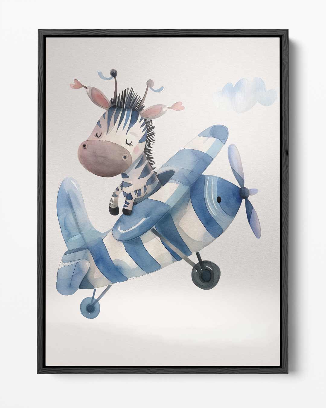 Zebrastrepen in de Wolken Kunstwerk-canvas-dibond-plexiglas-wanddecoratie-WallArtistic
