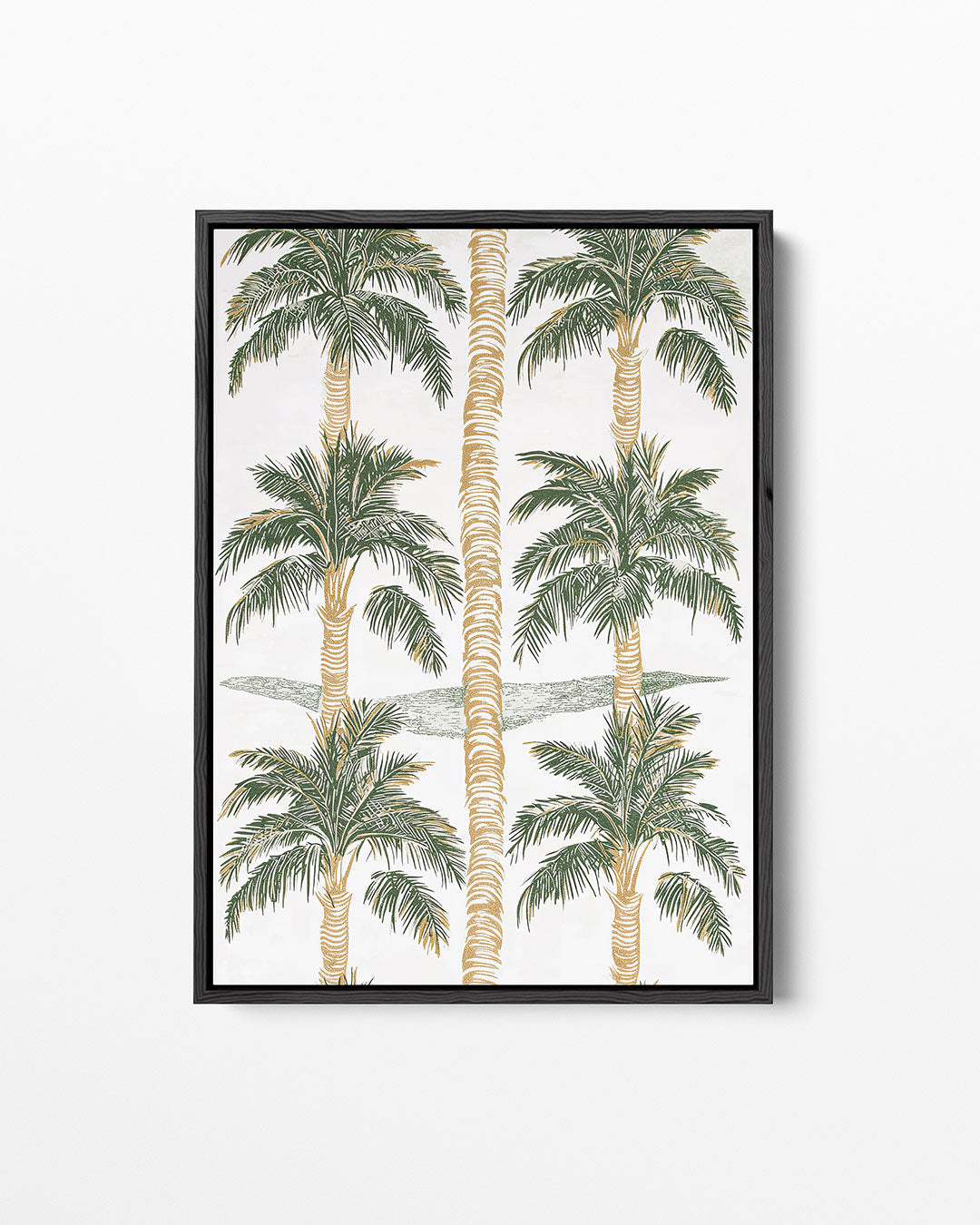 Palmbomenpatroon Kunstwerk