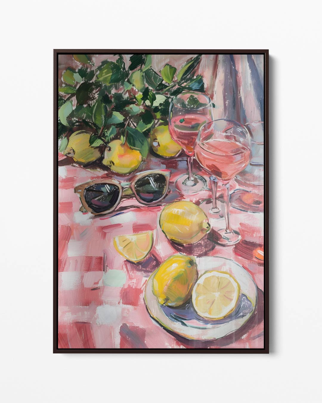 Zomerse Picknick Tafereel Kunstwerk-canvas-dibond-plexiglas-wanddecoratie-WallArtistic