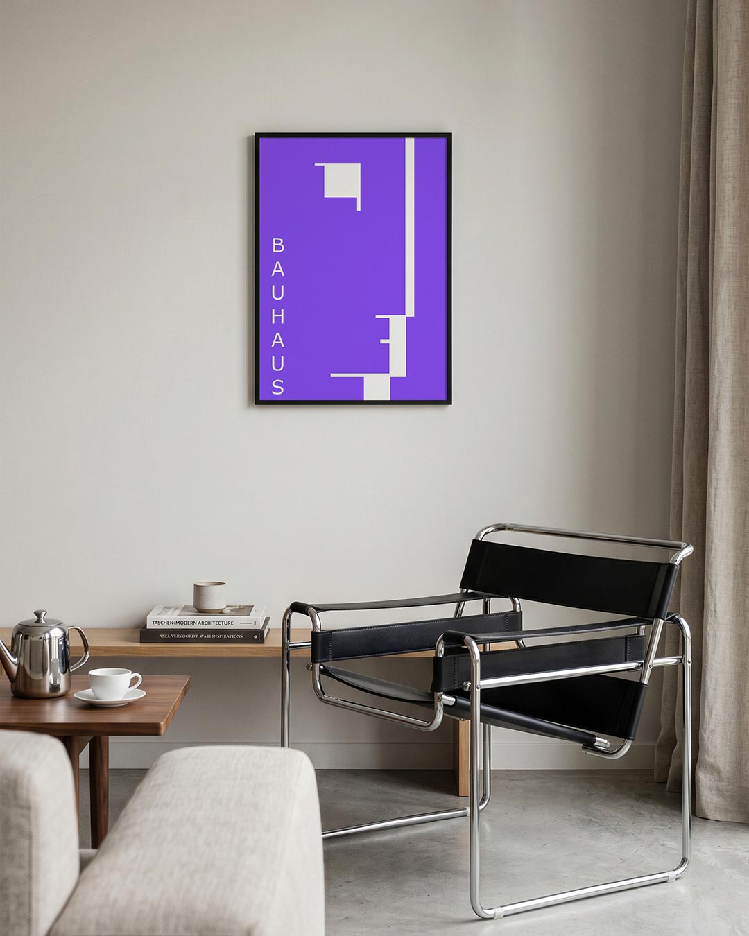 Vorm en lijnenspel Poster