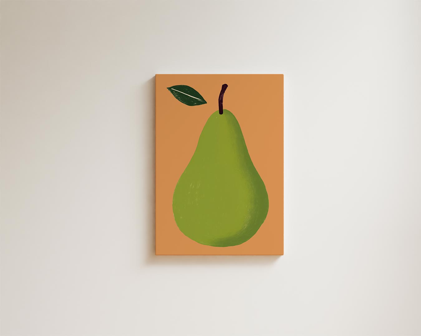 Speelse Peer Illustratie Kunstwerk-canvas-dibond-plexiglas-wanddecoratie-WallArtistic