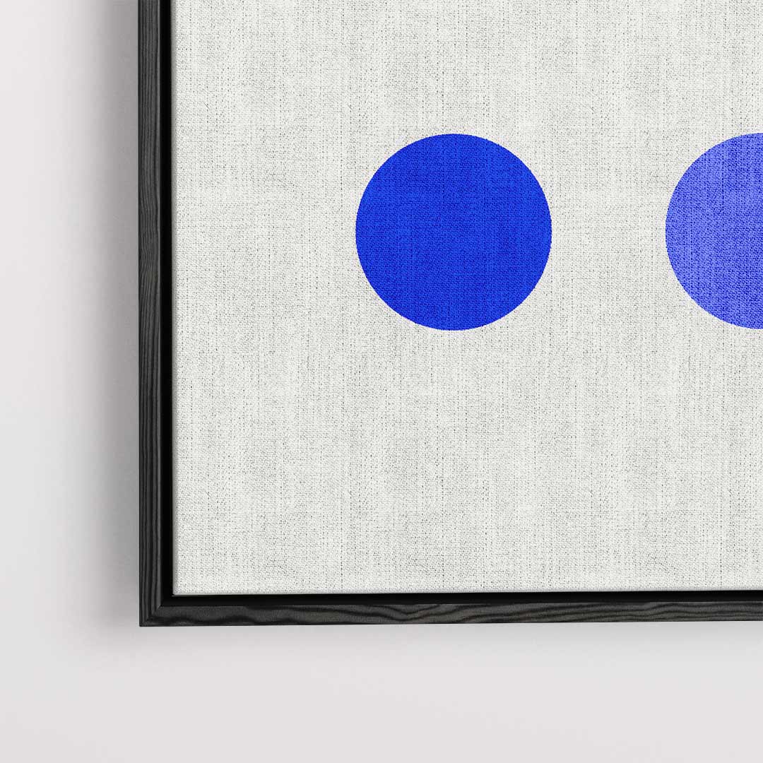 Bauhaus Blauw Cirkel Kunstwerk Kunstwerk