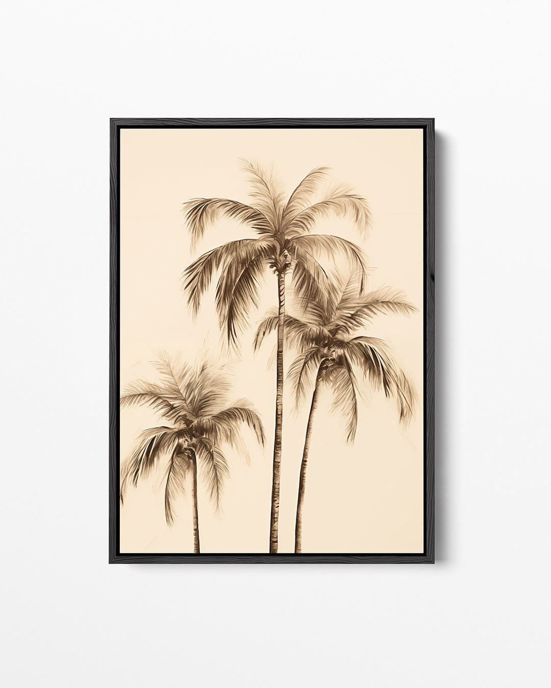 Tropische palmbomen Kunstwerk
