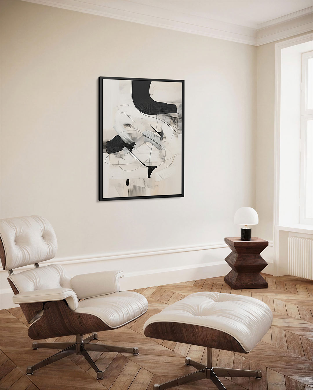 Dynamische lijnen Kunstwerk