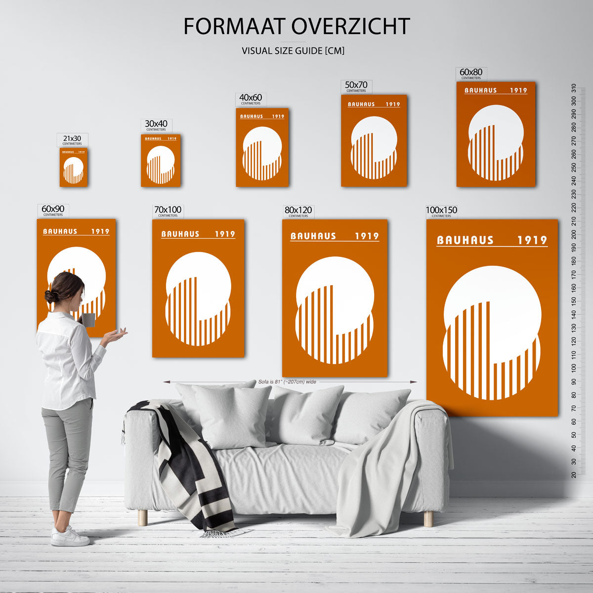 Vormen en lijnen Poster