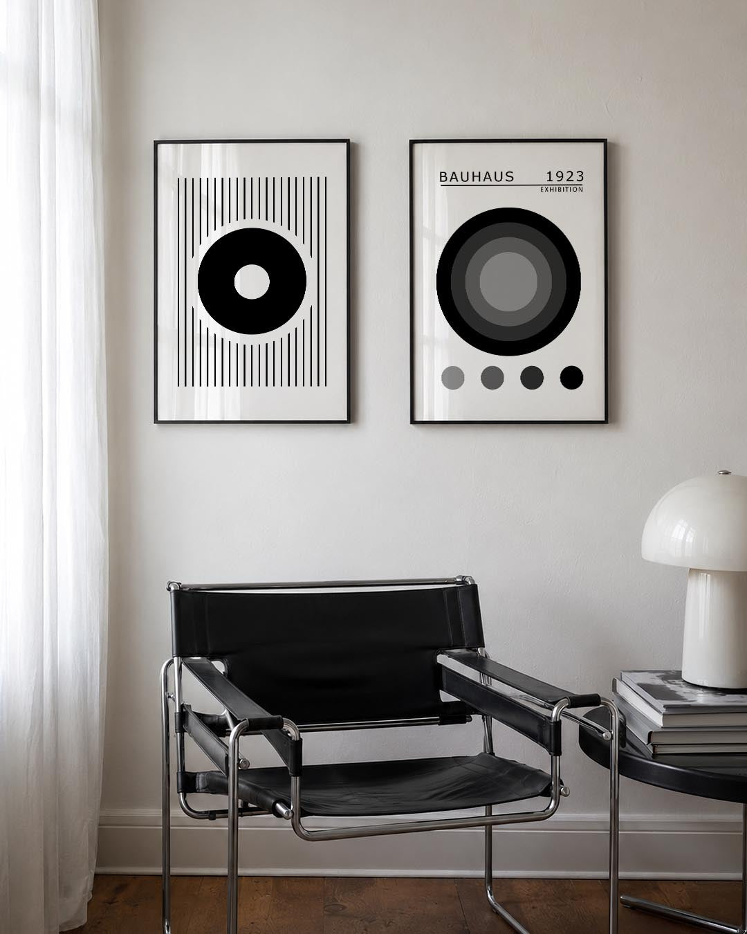 Cirkel en lijnen Posterset