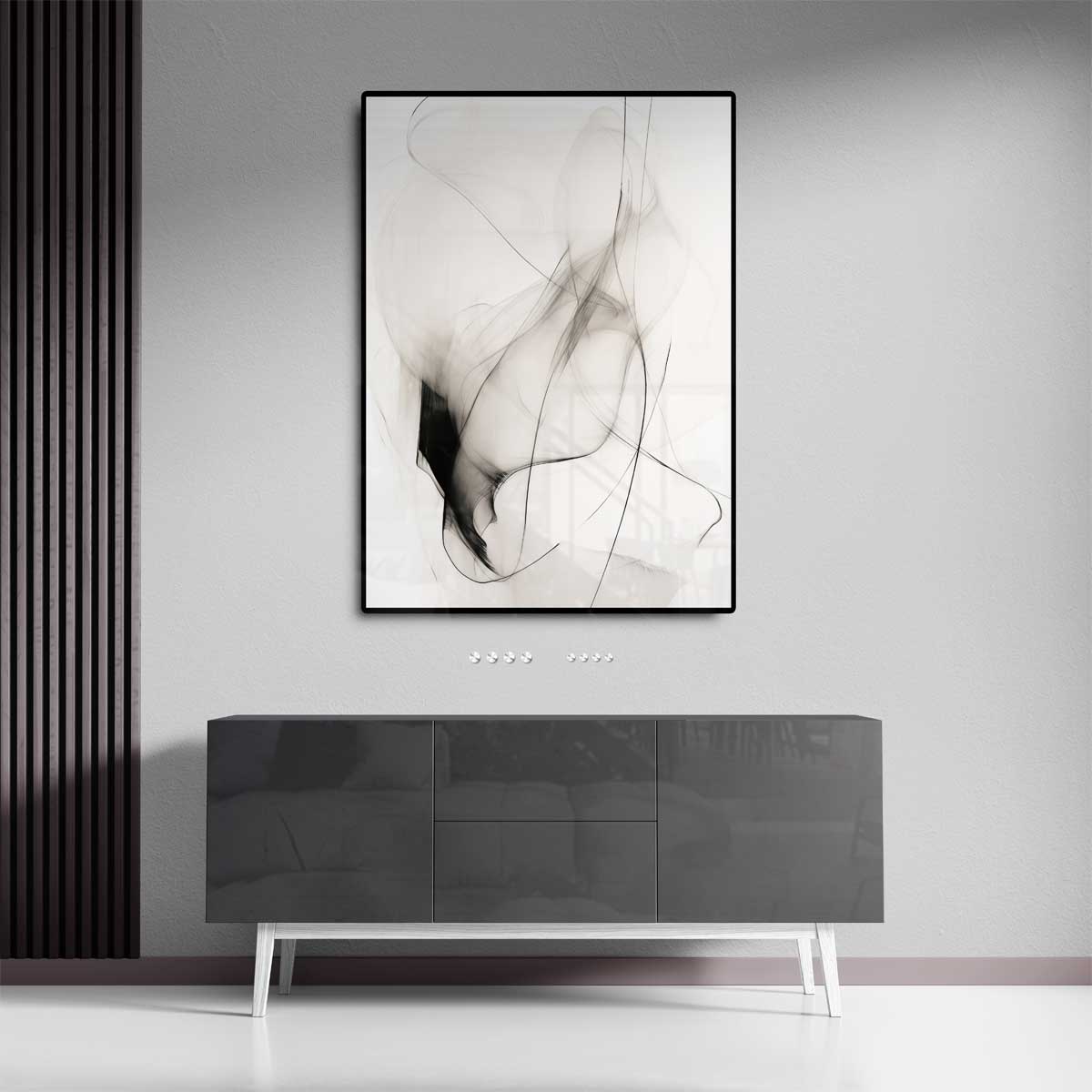 Poëtische Lijnen Kunstwerk-canvas-dibond-plexiglas-wanddecoratie-WallArtistic