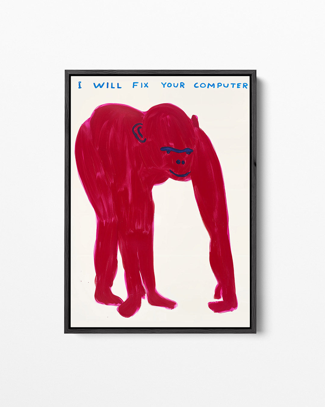 Speelse aap illustratie Kunstwerk