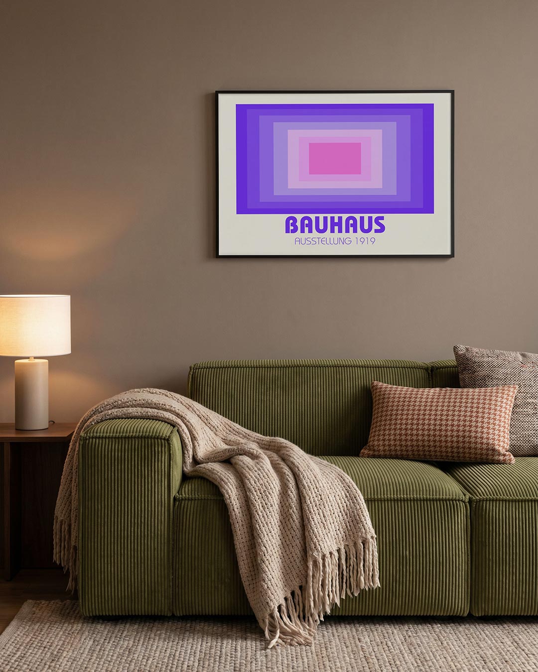 Kleurvlakken en ritme Poster