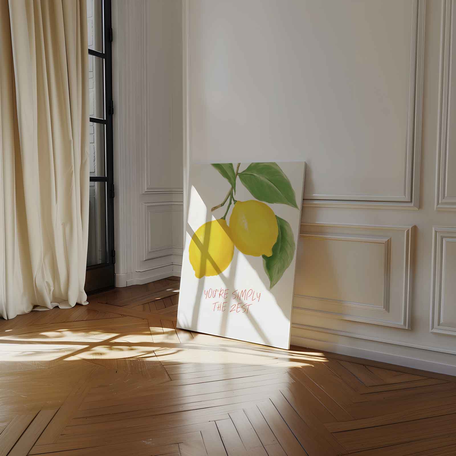 Frisse Citroenvibes Poster