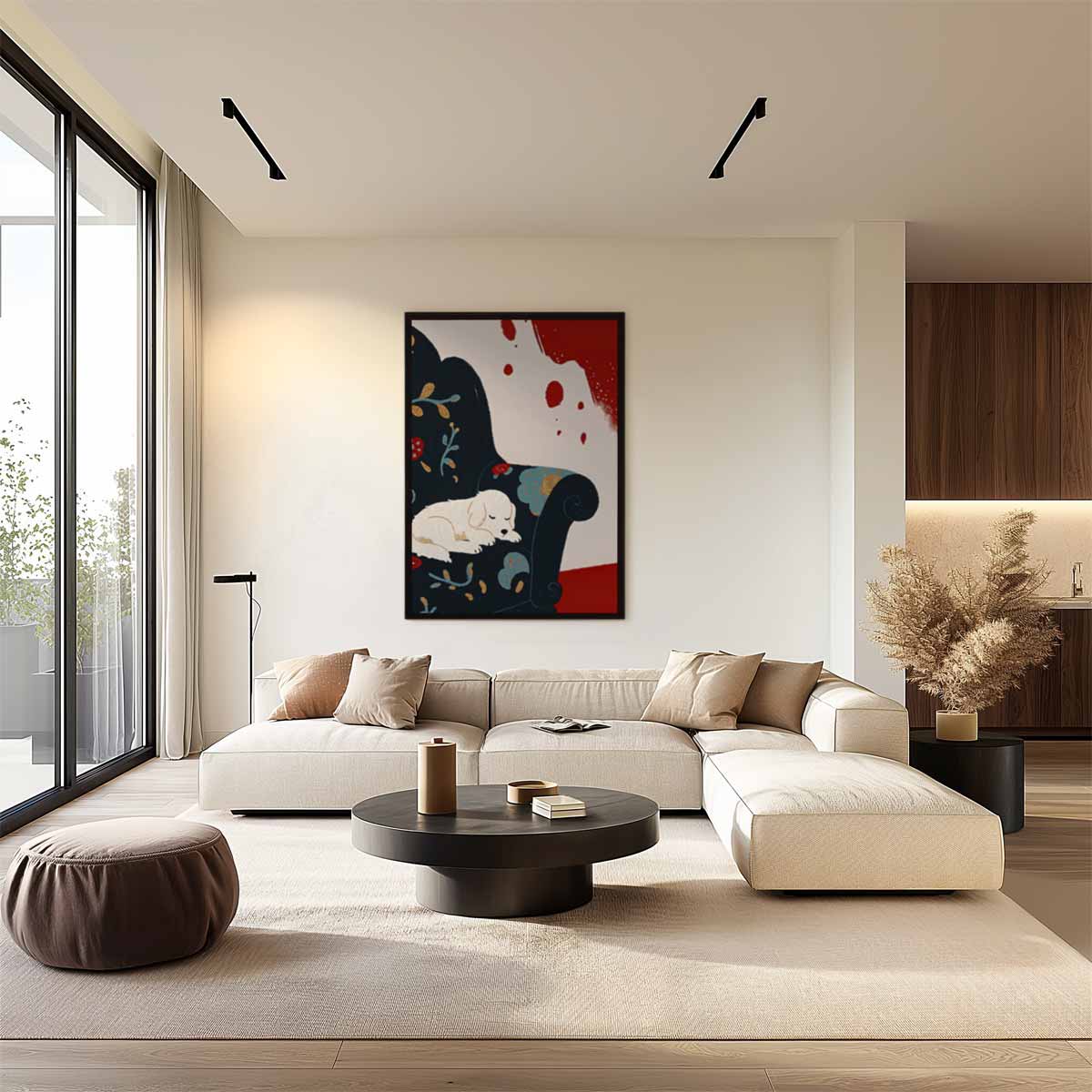 Slaapgezelschap Kunstwerk-canvas-dibond-plexiglas-wanddecoratie-WallArtistic