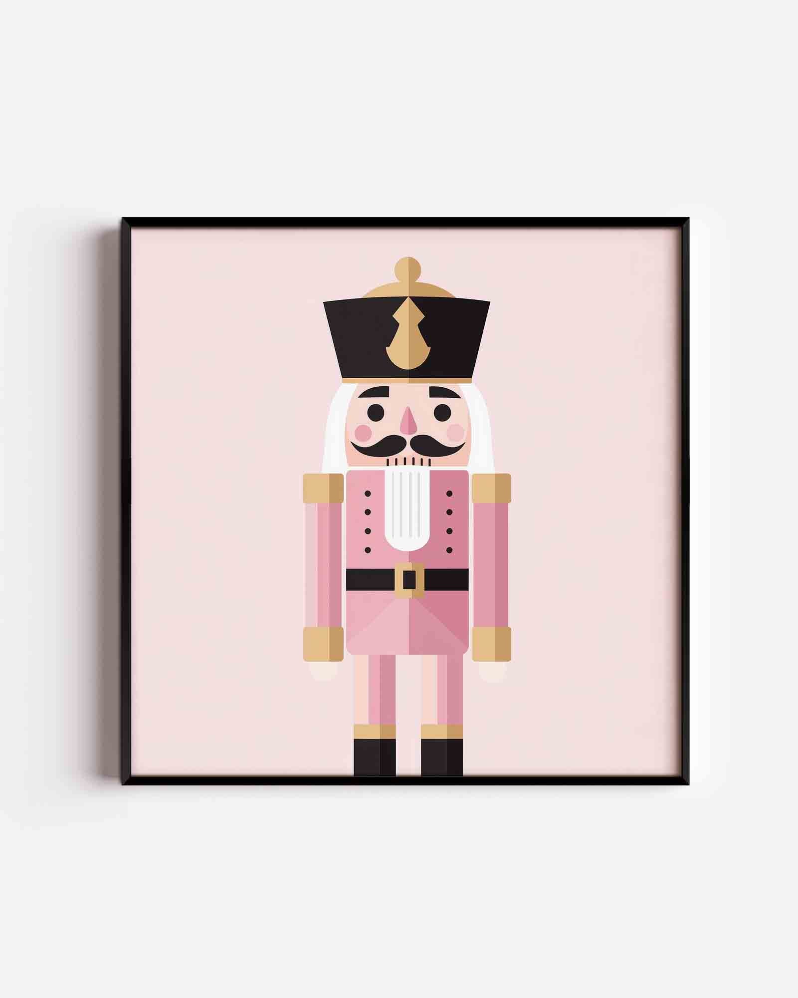 Roze notenkraker Poster