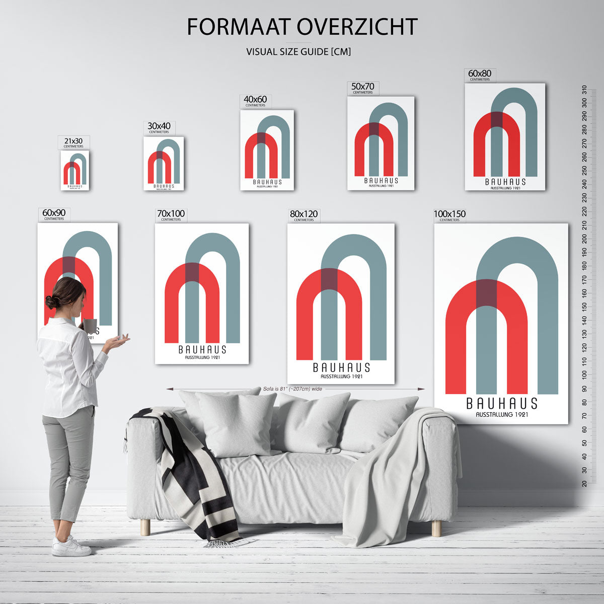 Vorm en kleur Poster
