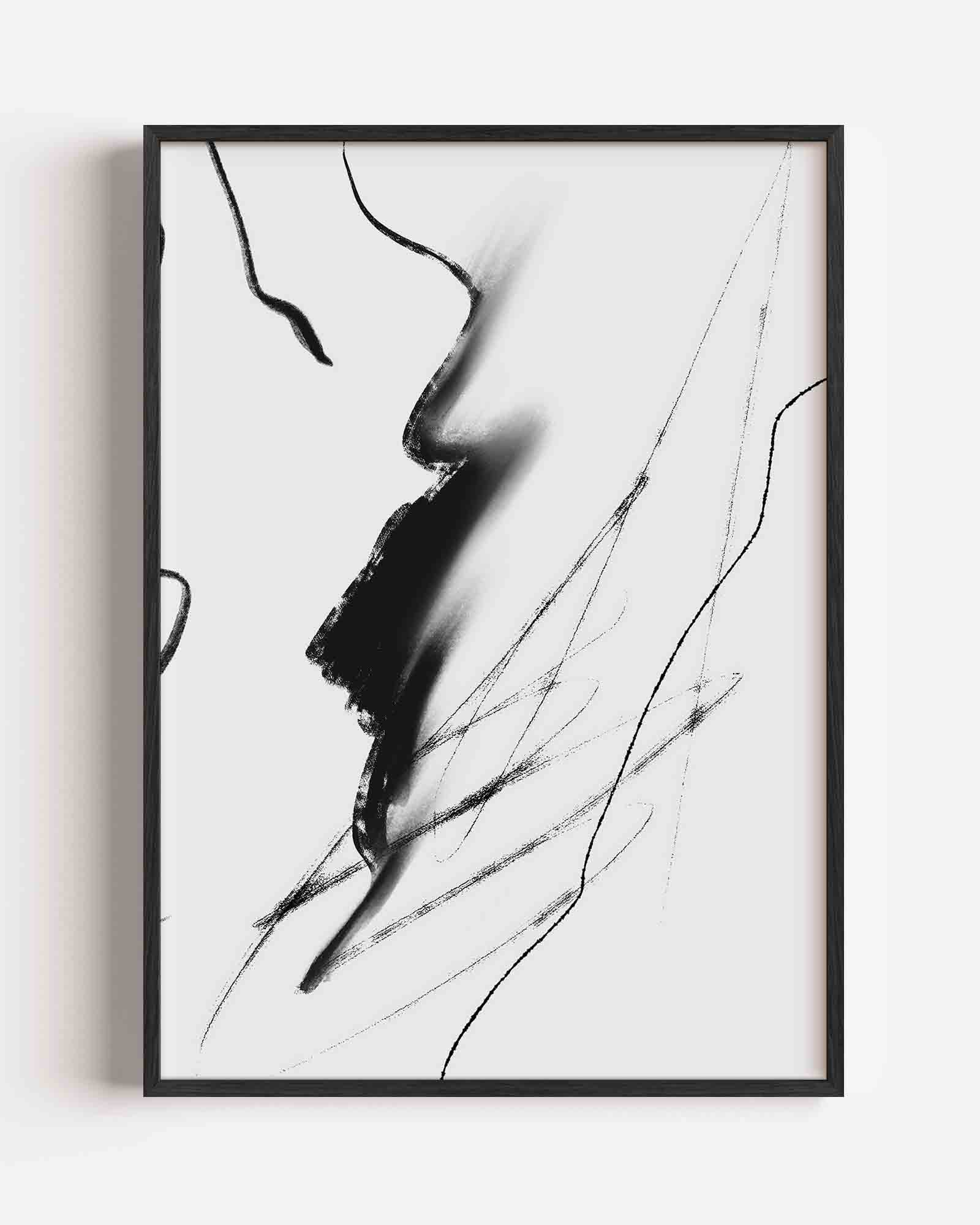 Abstracte lijnen Poster