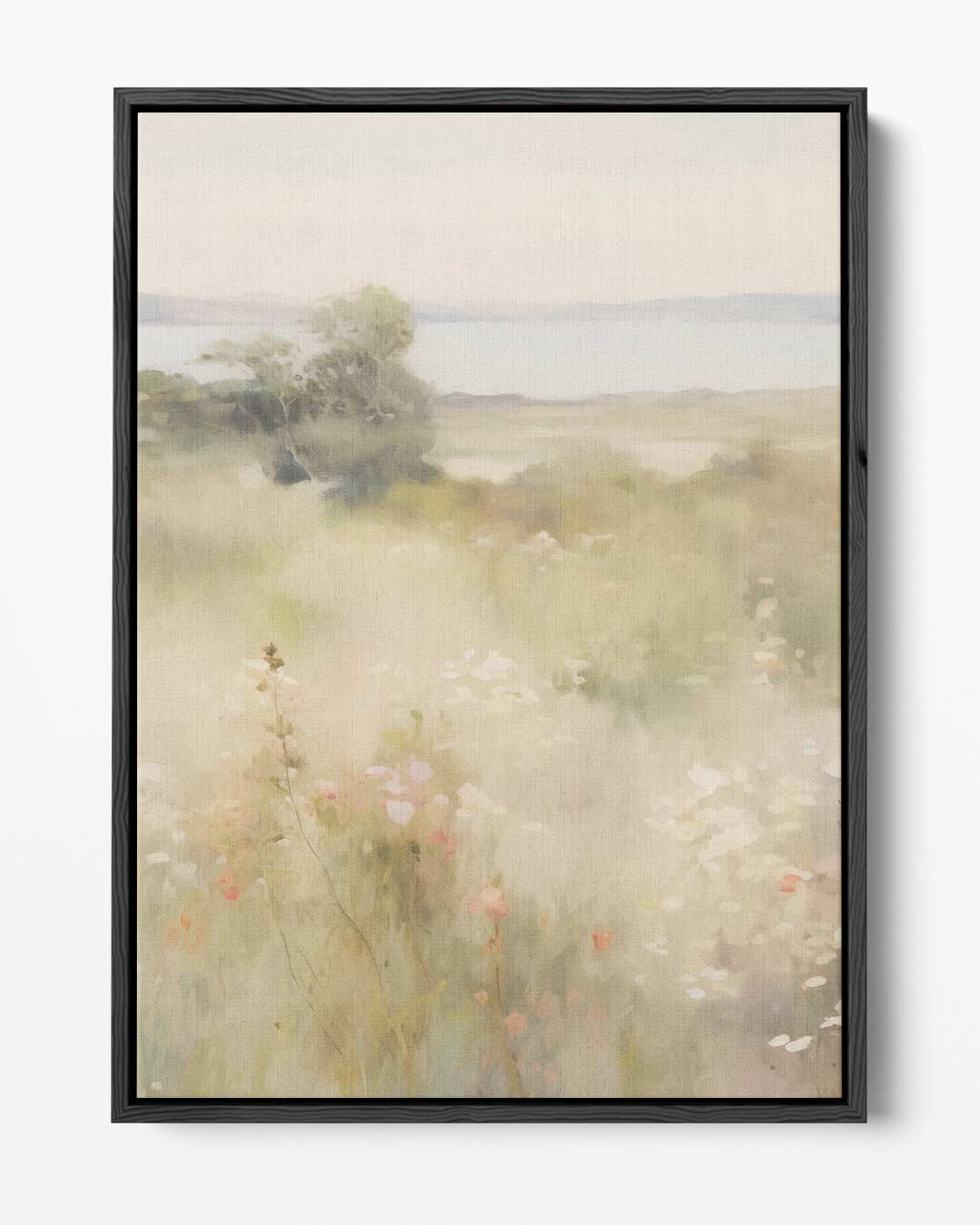 Zonovergoten Bloemenweide Kunstwerk-canvas-dibond-plexiglas-wanddecoratie-WallArtistic