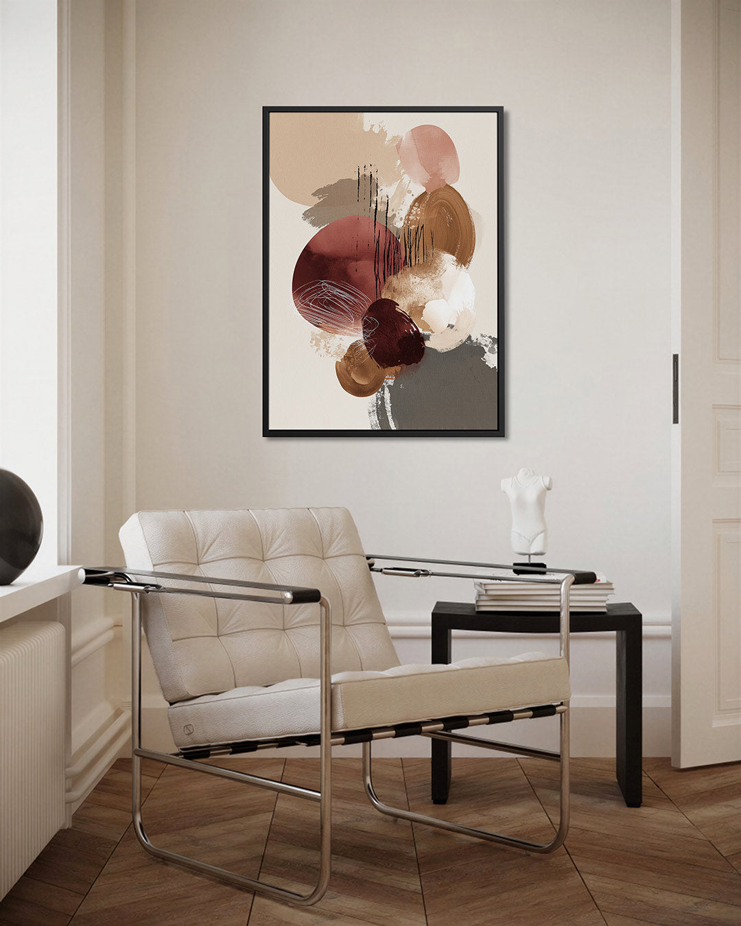 Organische vormen compositie Kunstwerk