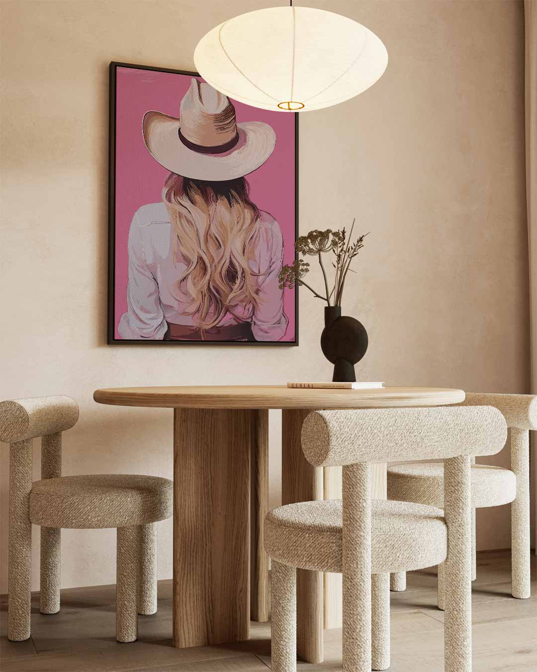 Cowboy Glamour Kunstwerk-canvas-dibond-plexiglas-wanddecoratie-WallArtistic