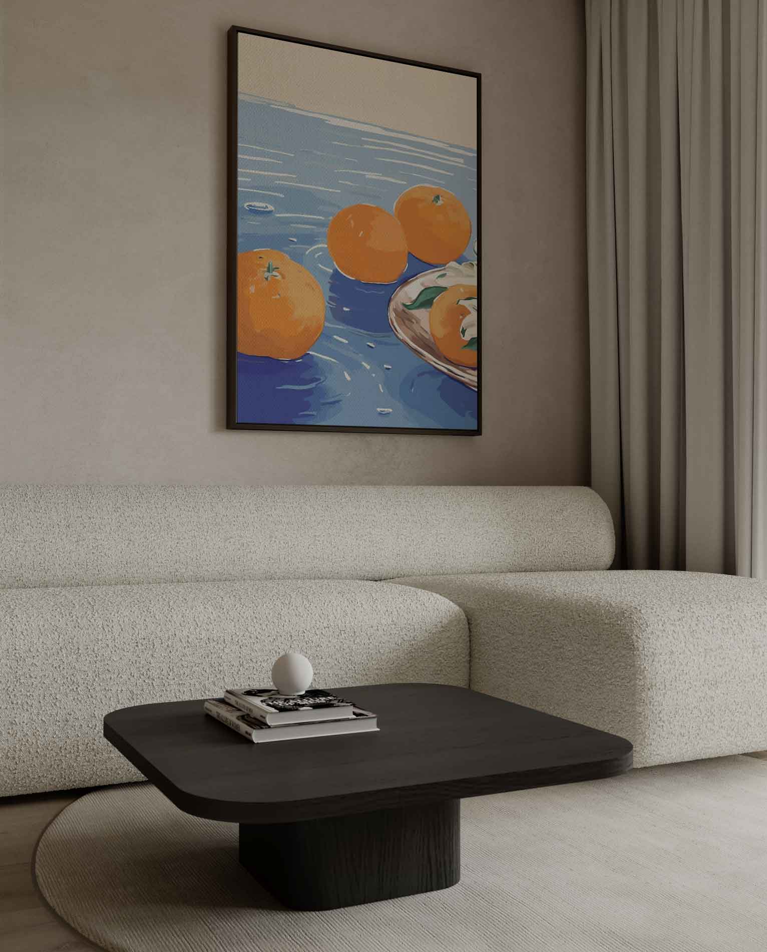 Zomers Citrus Geluk Kunstwerk-canvas-dibond-plexiglas-wanddecoratie-WallArtistic