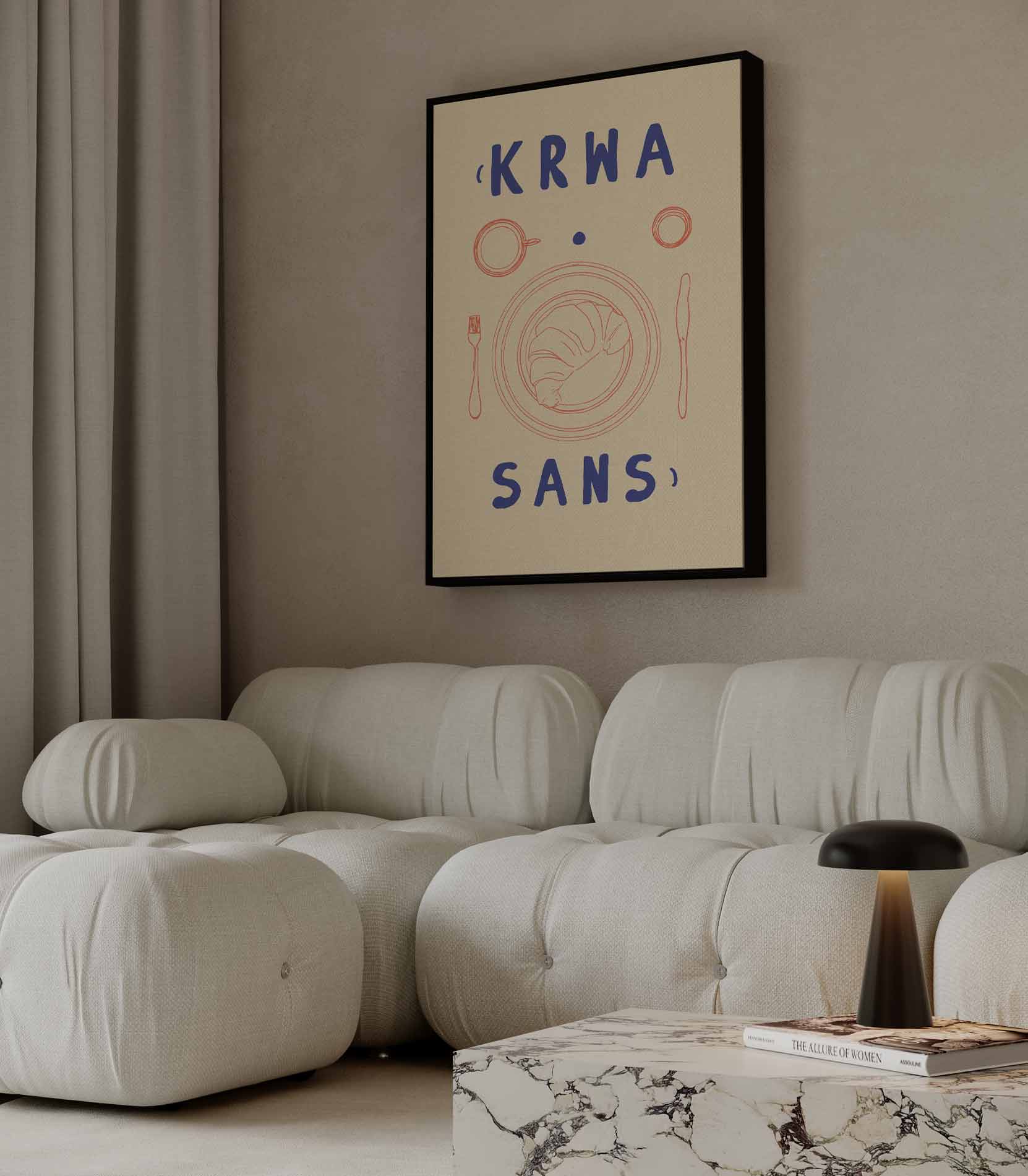Ontbijt in Stijl Kunstwerk-canvas-dibond-plexiglas-wanddecoratie-WallArtistic