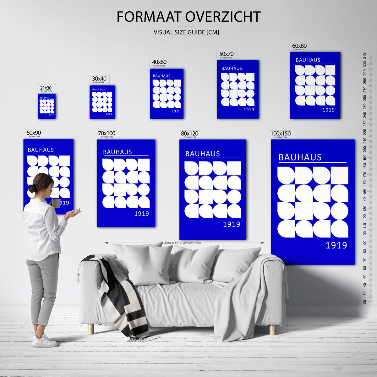 Vormen en vlakken Poster