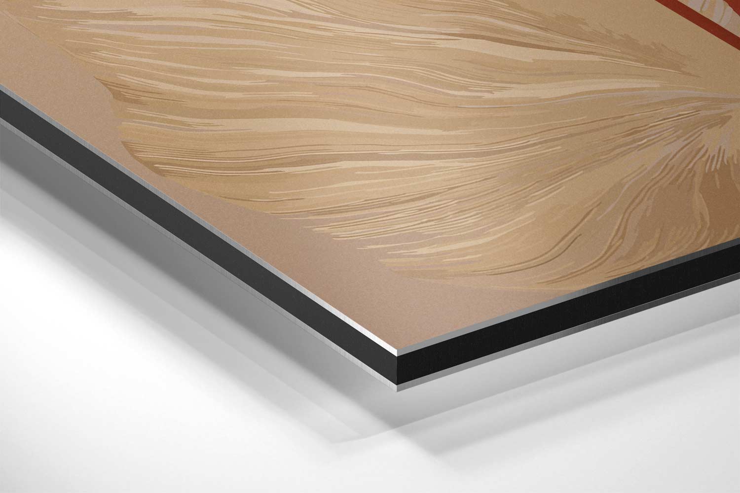 Herfstbladeren Elegantie Kunstwerk-canvas-dibond-plexiglas-wanddecoratie-WallArtistic