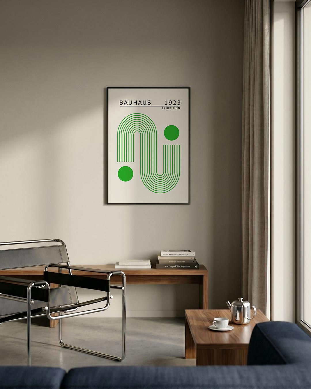 Lijnen en cirkels Poster