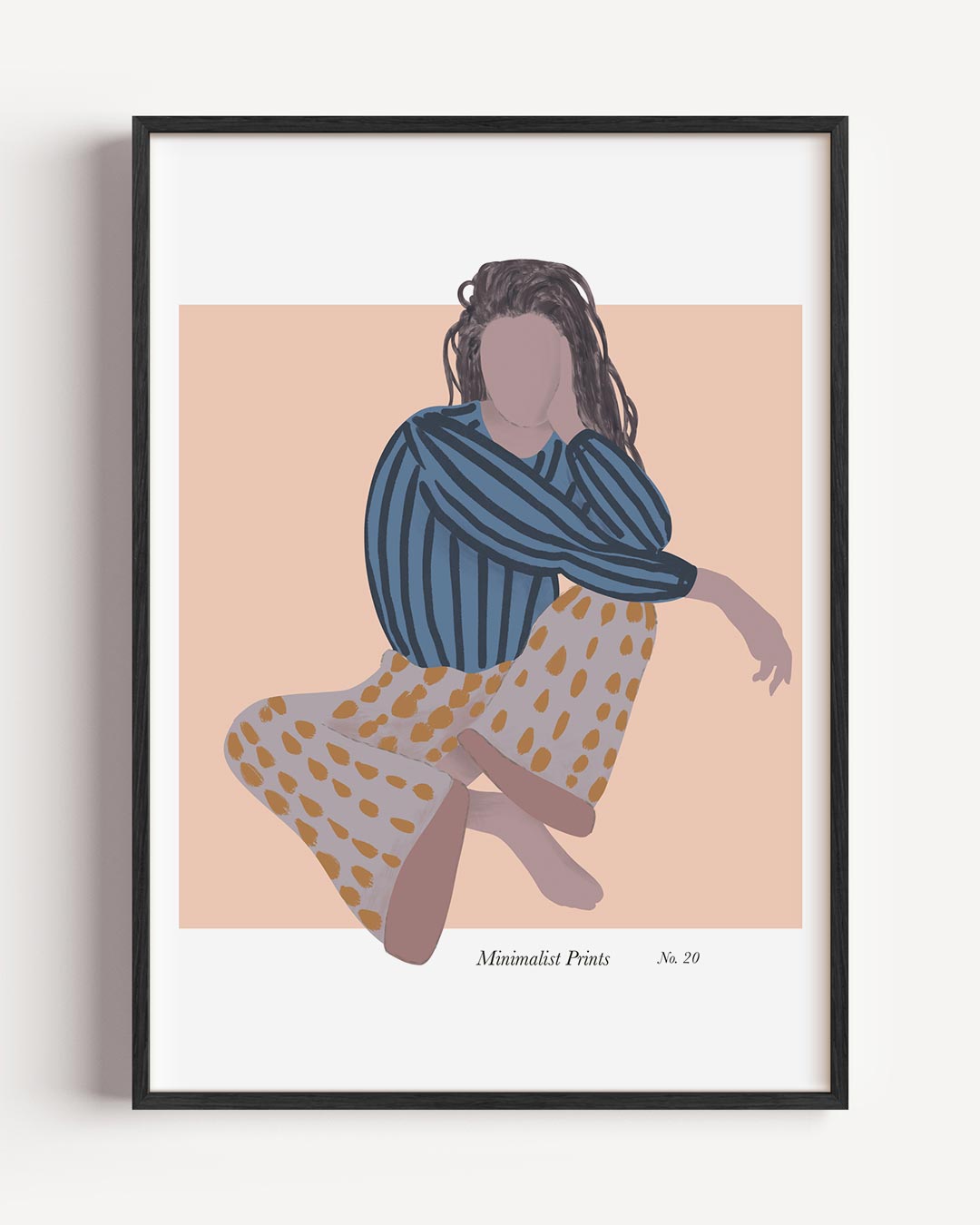 Dromerige Minimalistische Kunstposter-WallArtistic