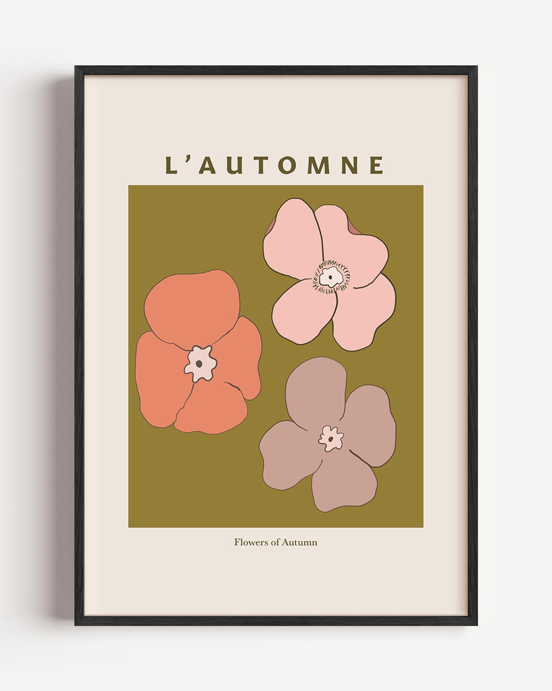 Herfstbloemen Poster-WallArtistic