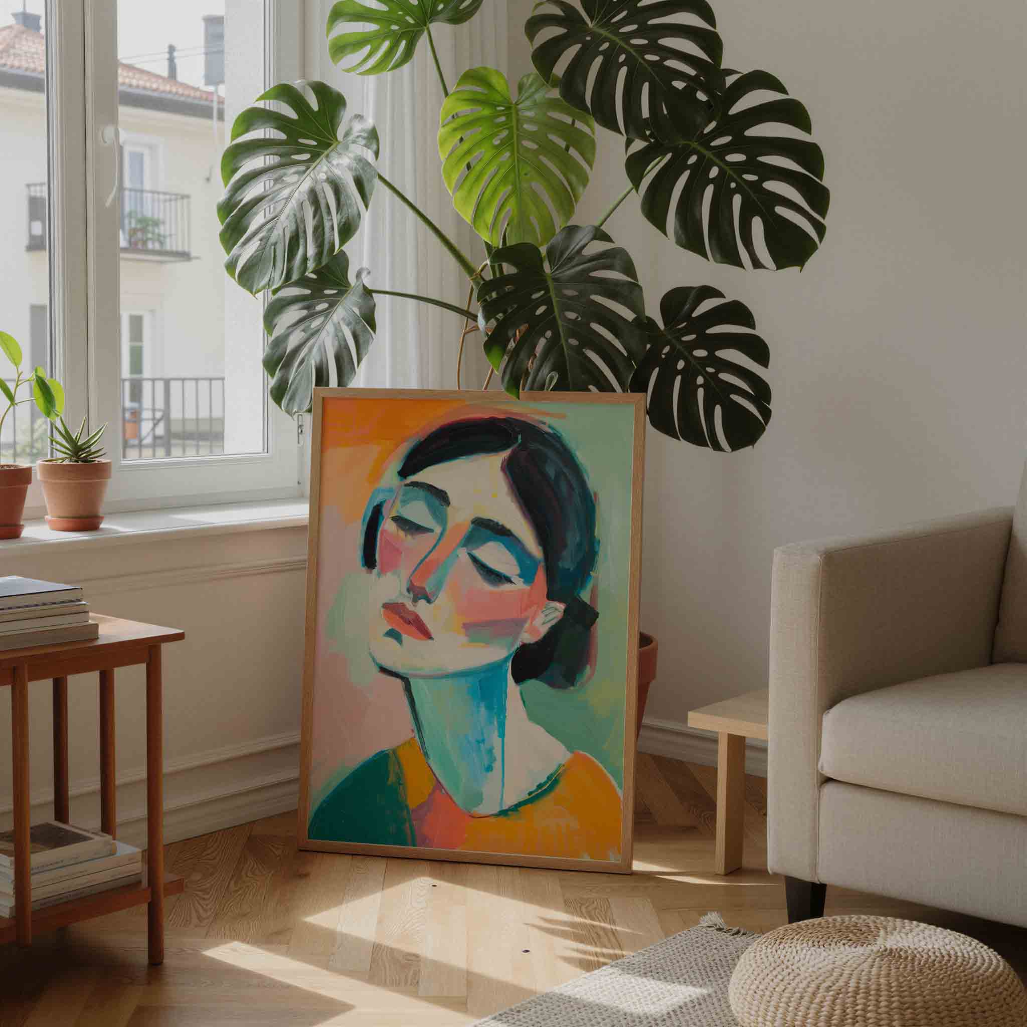 Vrouwelijk portret Poster