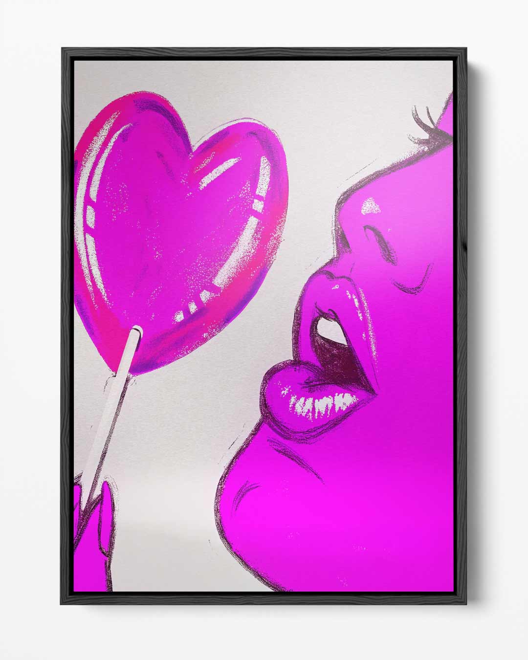 Pop Art Lollipop Sensatie Kunstwerk-canvas-dibond-plexiglas-wanddecoratie-WallArtistic