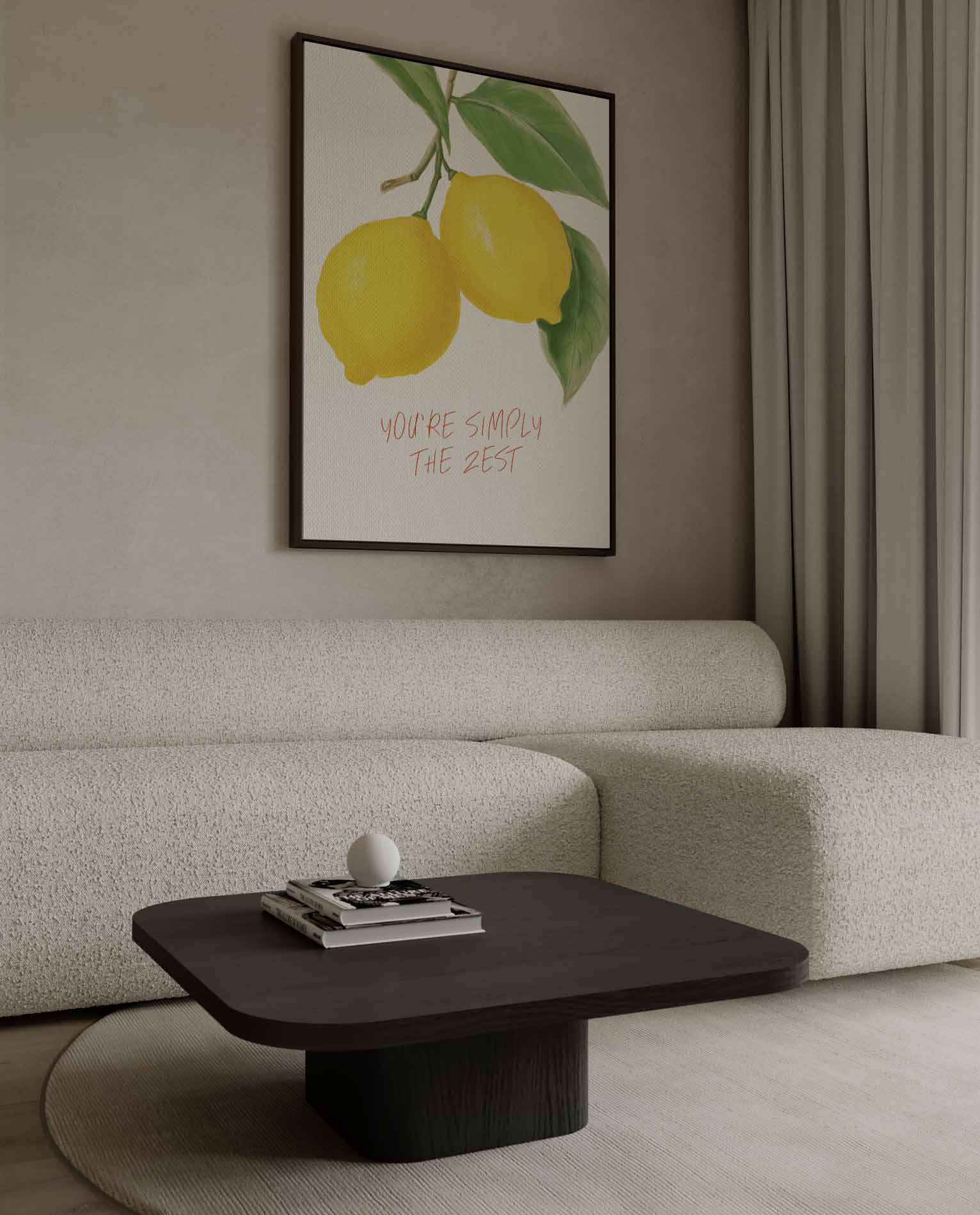 Frisse Citroenvibes Poster