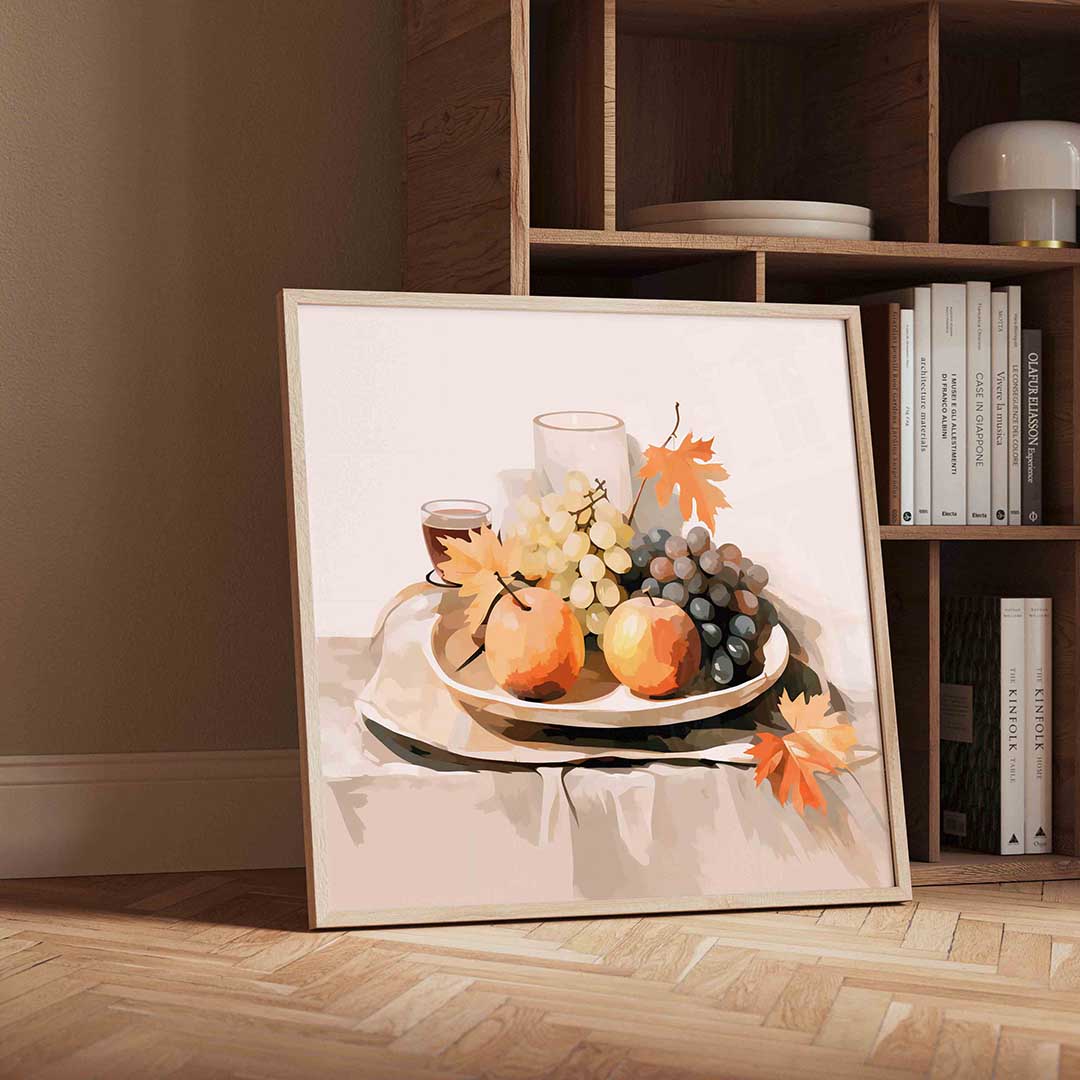 Fruit en bladeren Poster