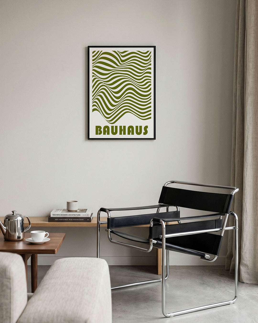 Golvend lijnenspel Poster
